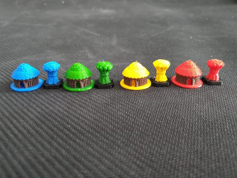 Stone age Points and agriculture track tokens