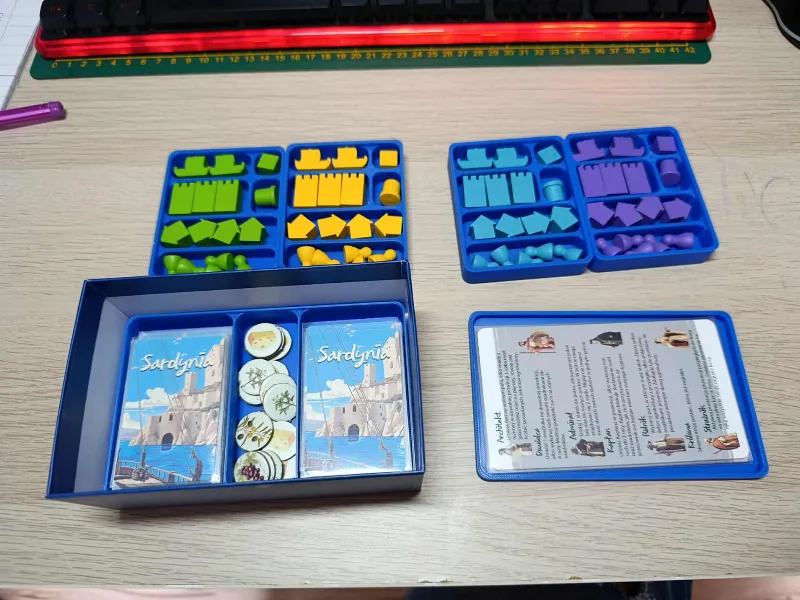 Sardegna boardgame insert