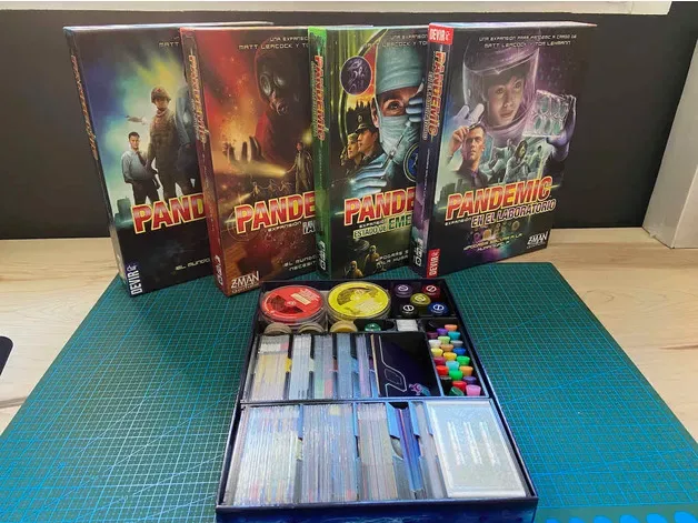 Pandemic Boardgame Insert All Expansions in one