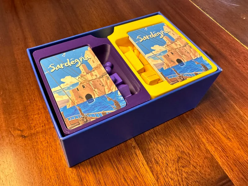 "Sardegna" Board Game Insert/Organizer