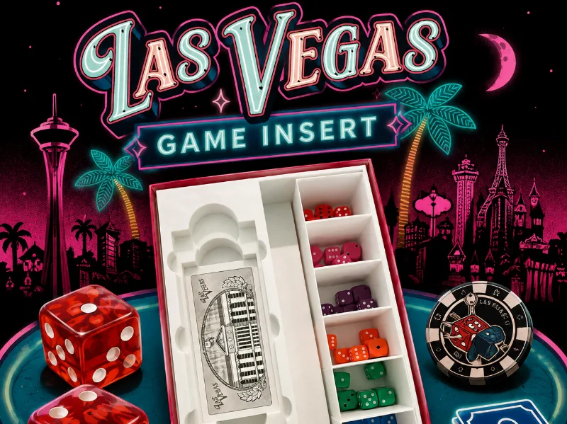Las Vegas Board Game Insert Organizer