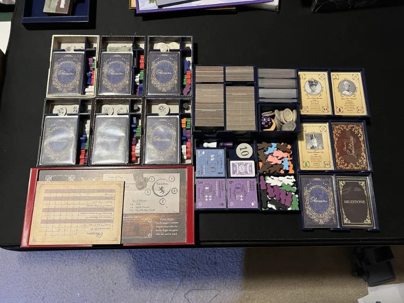 Obsession Board Game Insert (incl. Expansions)