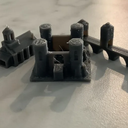 medieval themed catan pieces