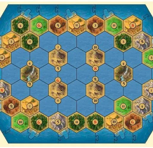 Catan seafarers cloth token 5-6 players
