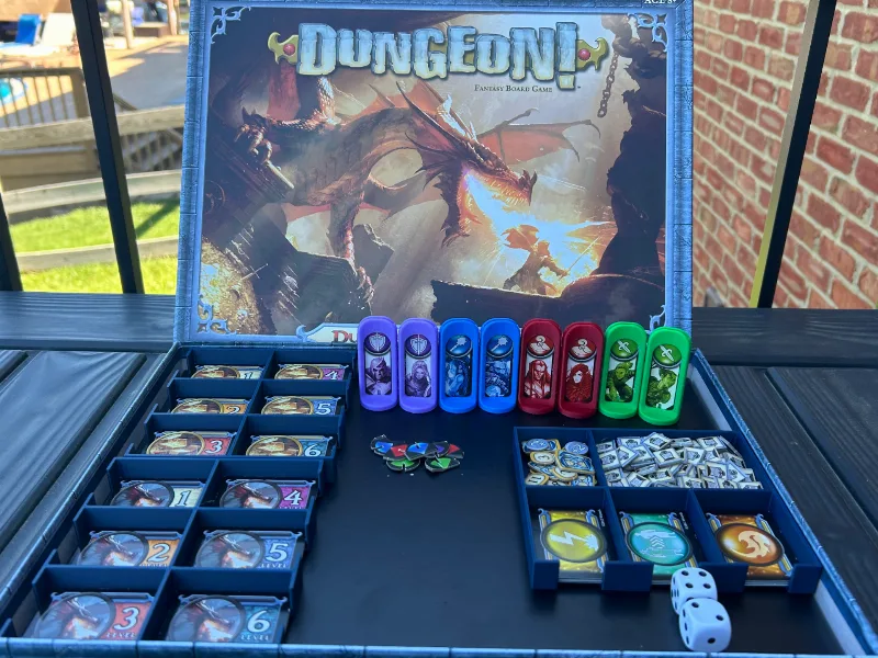 Dungeon! Board Game Organizer Trays and Standees