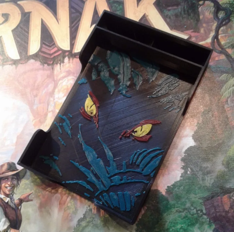 Lost Ruins of Arnak: Fear Card and Tile Tray
