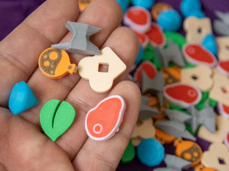 Boardgame Tokens for Flamecraft