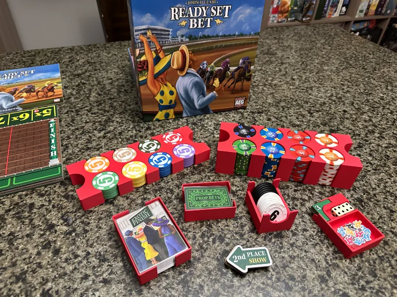 Ready Set Bet Insert for Poker Chips