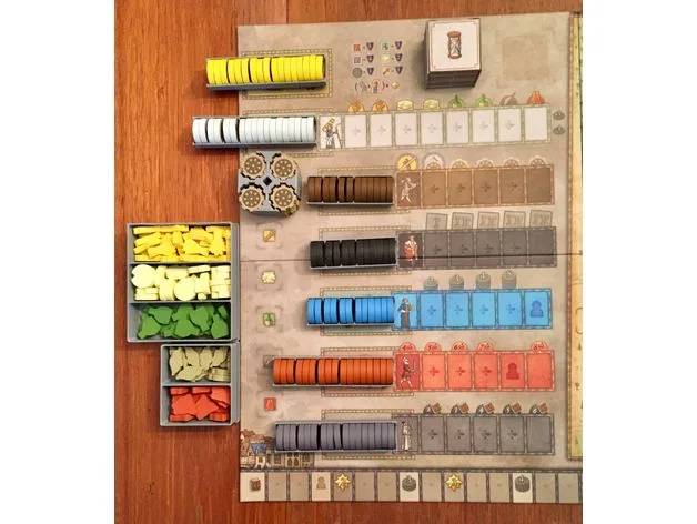 Storage Solution for Orleans (Deluxified) and Trade & Intrigue Expansion