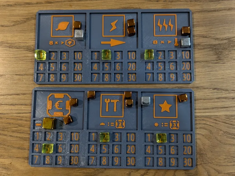 Terraforming Mars Player Tableau / Board / Tray