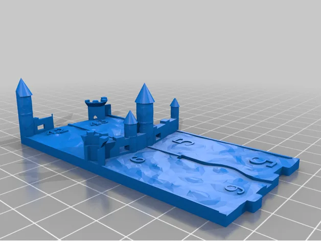 RifRaf 3D Carcassonne Custom Integrated Score Board -Can you see it?