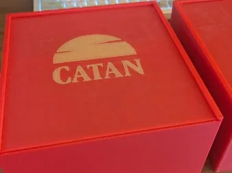 Catan Storage box for Interlocking tiles w/ lids
