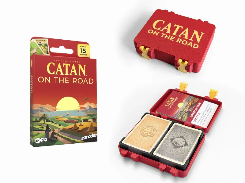 Catan: On the Road - Organizer Card Box