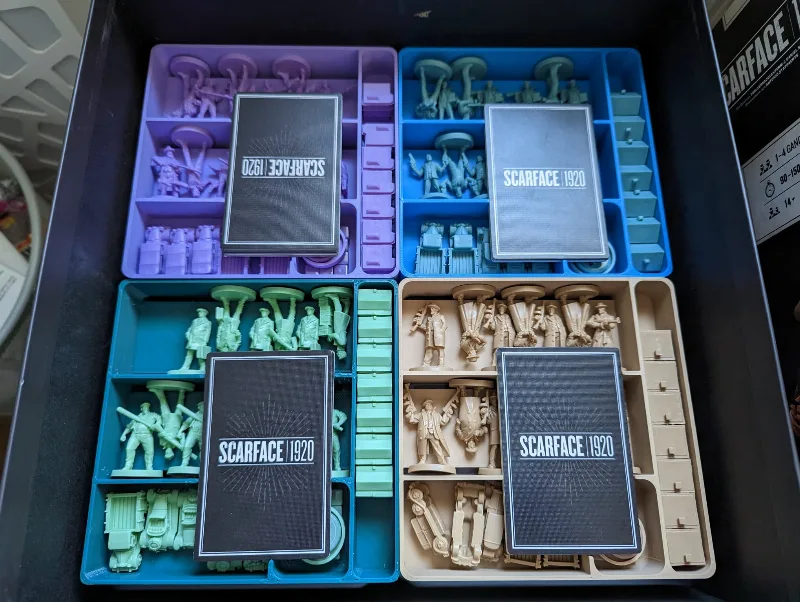 Scarface 1920 Boardgame Insert