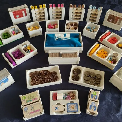 Lisboa Board Game Insert and Organizer
