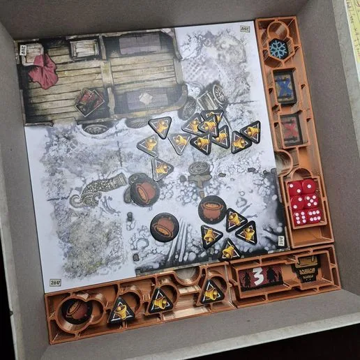 Zombicide: White Death Tokens Tray