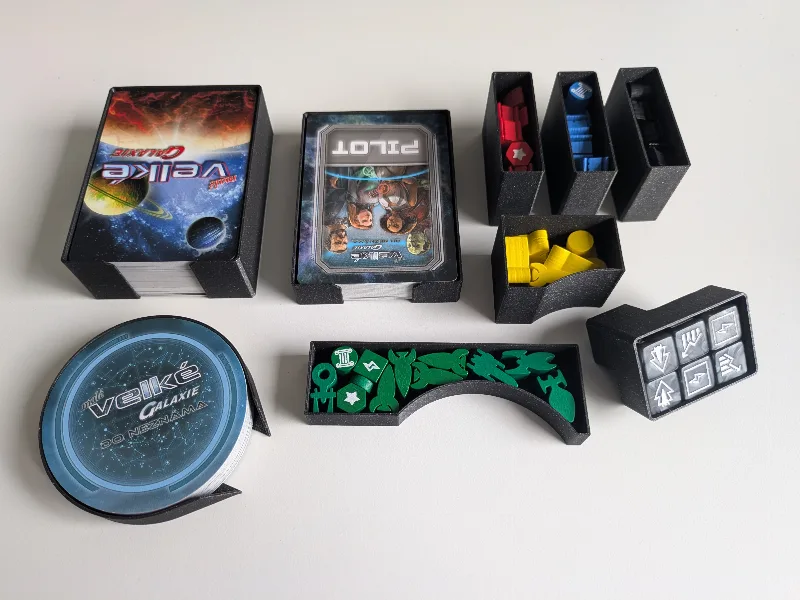 Board Game Insert: Tiny Epic Galaxies + Beyond the Black expansion