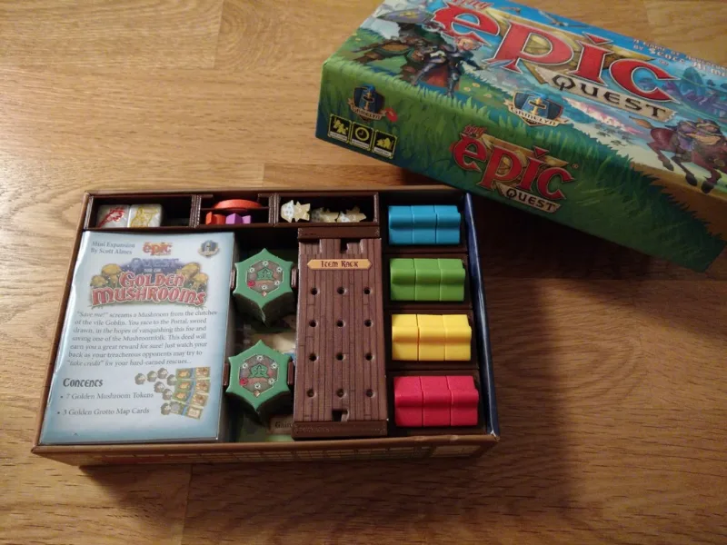 Tiny Epic Quest Boardgame Box Inserts