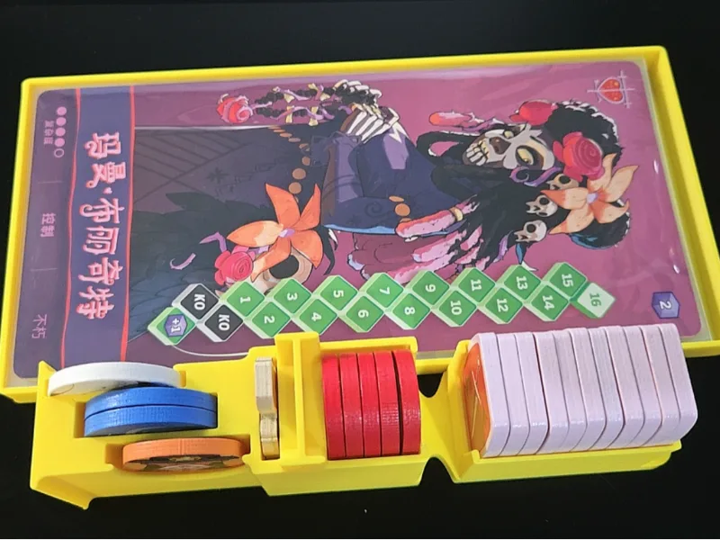 [Dual Heroes Team/TAG TEAM] Wooden Token and Large Card Compatible Card Sleeve Organizer Replacement