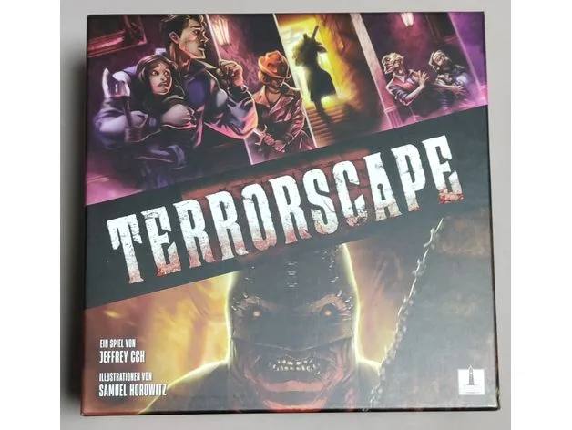 Terrorscape + 4 Expansions - Board Game Insert - Sleeved Cards - No LidLift