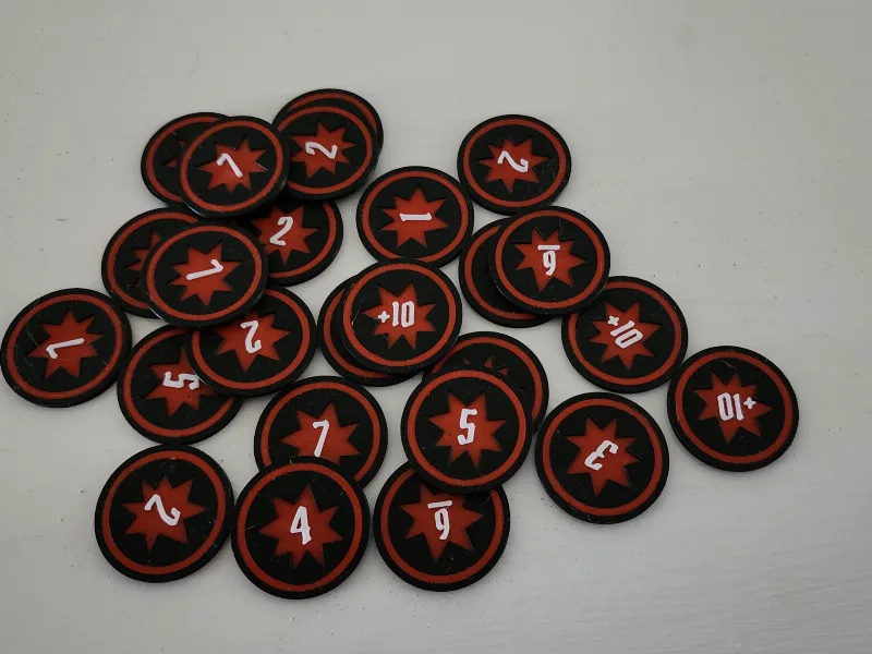 Gloomhaven/Frosthaven Damage tokens