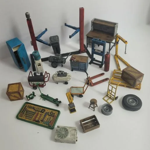 Kit Garage - Zombicide - Modern Board Game (Scale 1/43) - (Pre-supported)