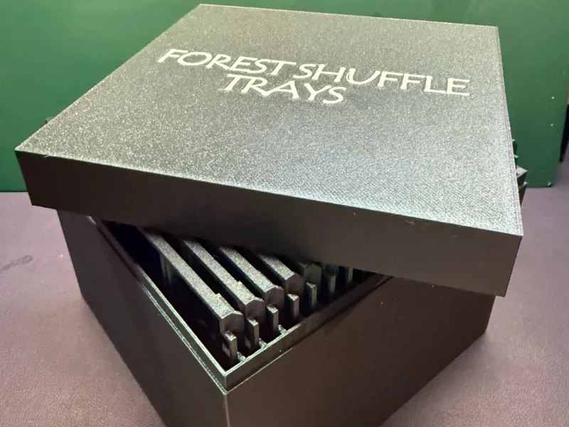 Forest Shuffle Tray Box - holds 40