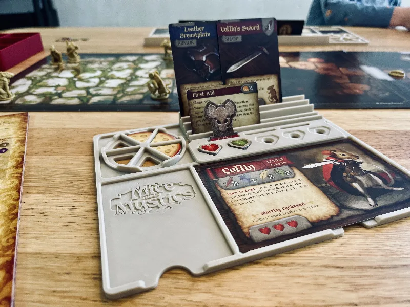 Mice and Mystics player board with logo (remix!)