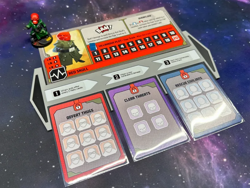 Marvel United Villain Dashboard
