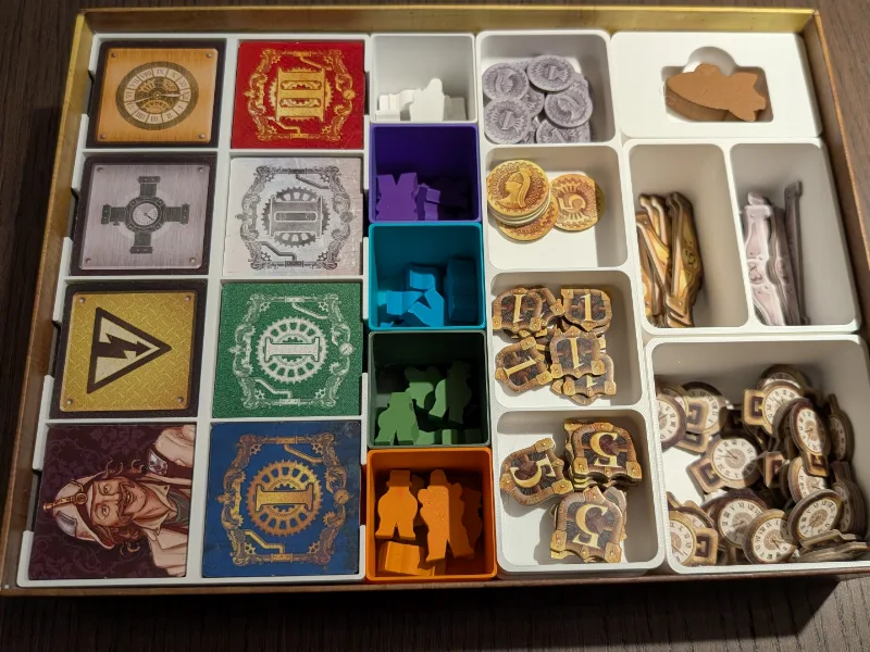Steam Works Board Game Insert