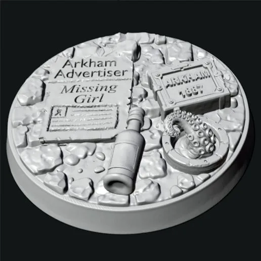 Arkham Horror Investigator Base STL