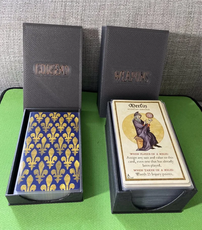 Deck boxes for Sleeved Tarot: Tournament at Avalon