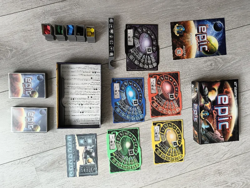 Tiny Epic Galaxies - Player mat overlays (Thin & improved)