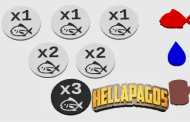 Hellapagos replacement tokens ( Galerapagos)