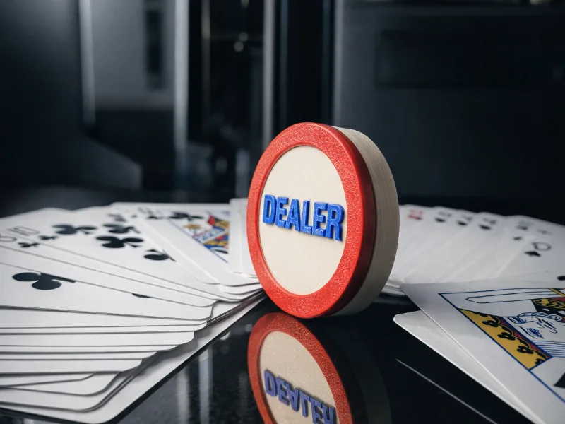 Poker Dealer button – Classic Design