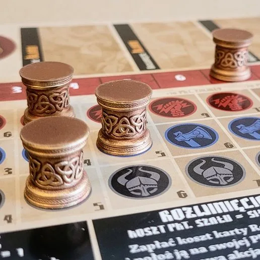Unofficial Clan Tokens - compatible with Blood Rage