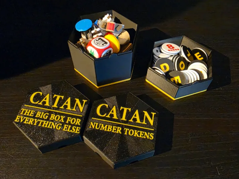 Catan Pieces Box - All Other Pieces