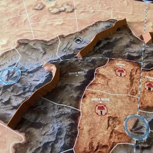 Dune War for Arrakis mountains