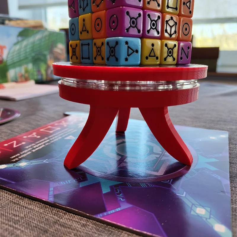 Tesseract Board Game Cube Stand