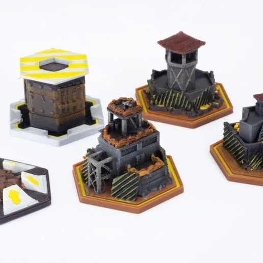 Thunder Road: Vendetta - Carnival of Chaos  Hex Tiles