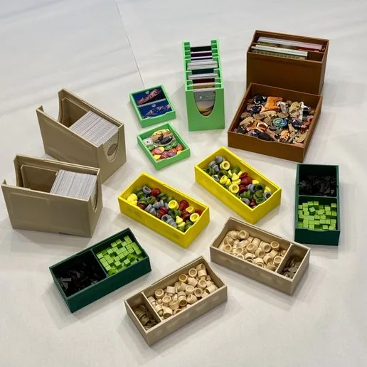 Earth and Both Expansions Organizer - With Fauna Tree