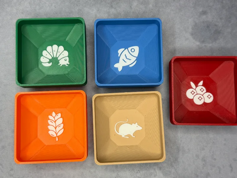 Wingspan Board Game Stackable Token Pots