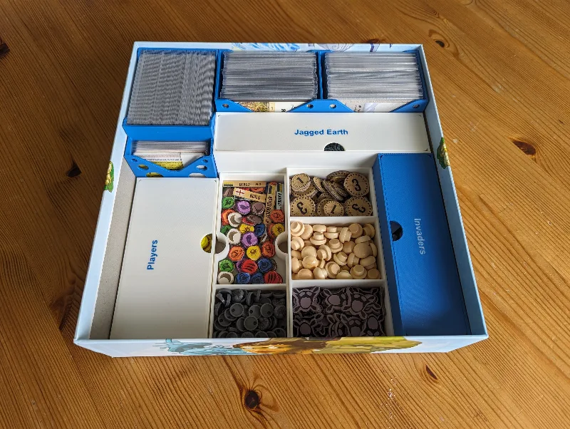 Spirit Island Organizer - Base Game + Jagged Earth in one Box
