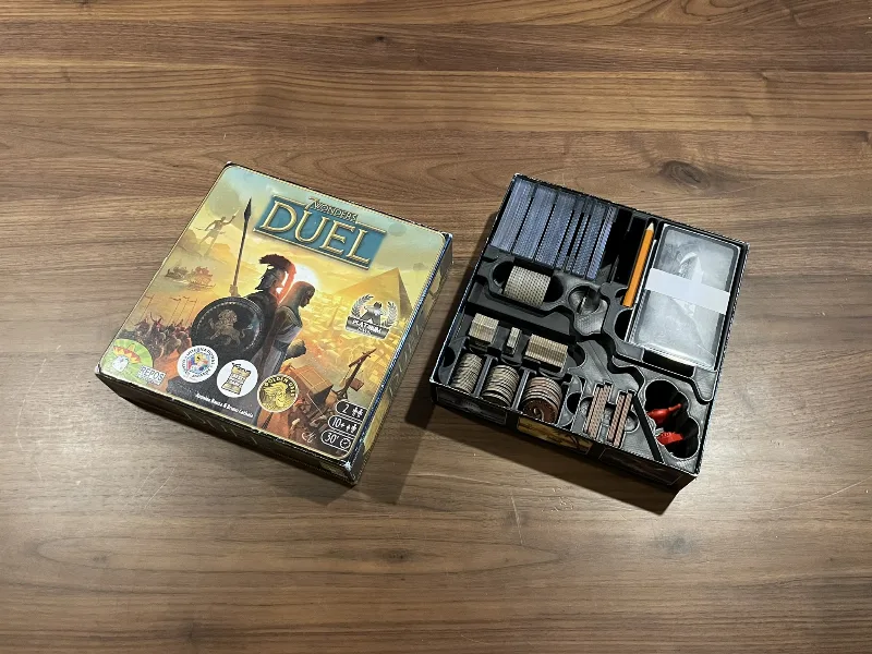 7 Wonders Duel Insert (Agora, Pantheon and Solo)