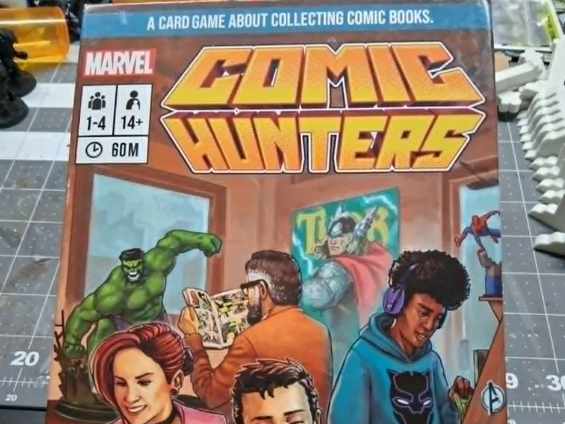 Comic Hunters Board Game Insert