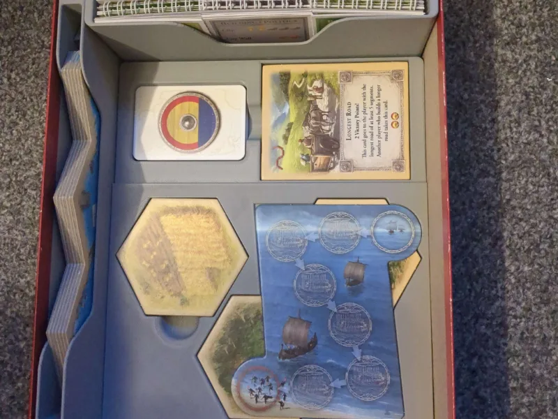 Catan and Cities and Knights 4 player box insert