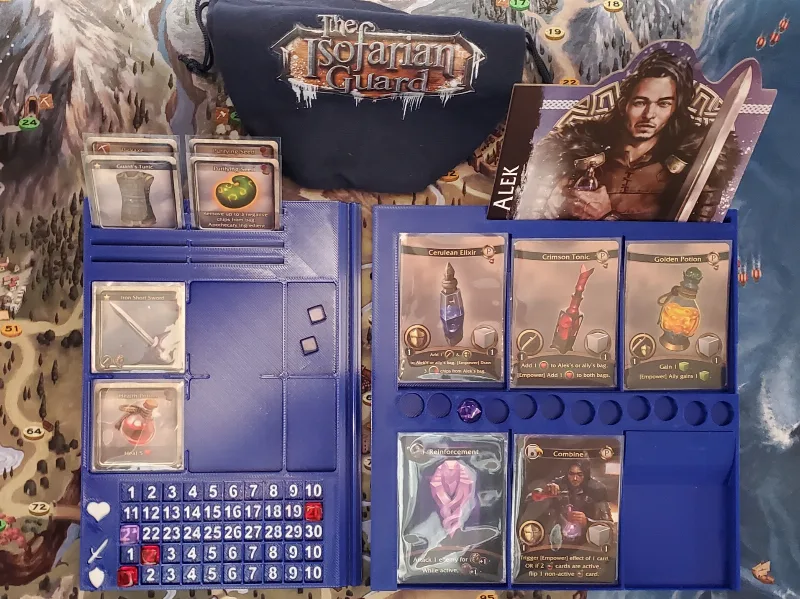The Isofarian Guard Player Board (2 parts)