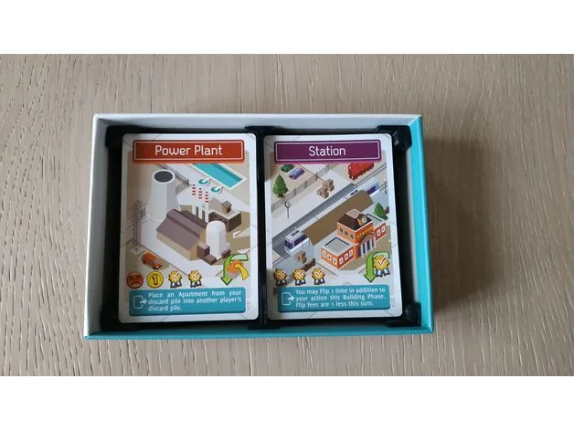 Flip City board game insert