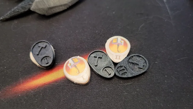Dice Forge hammer token