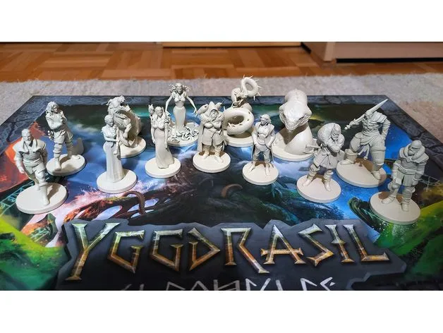 Yggdrasil: Chronicles boardgame plastic figures